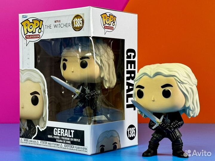 Funko Pop 1385 Geralt Holding Sword (The Witcher)