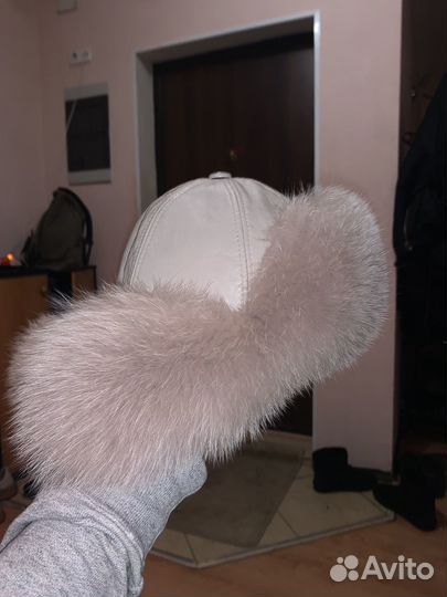 Шапка ушанка женская натуральный мех