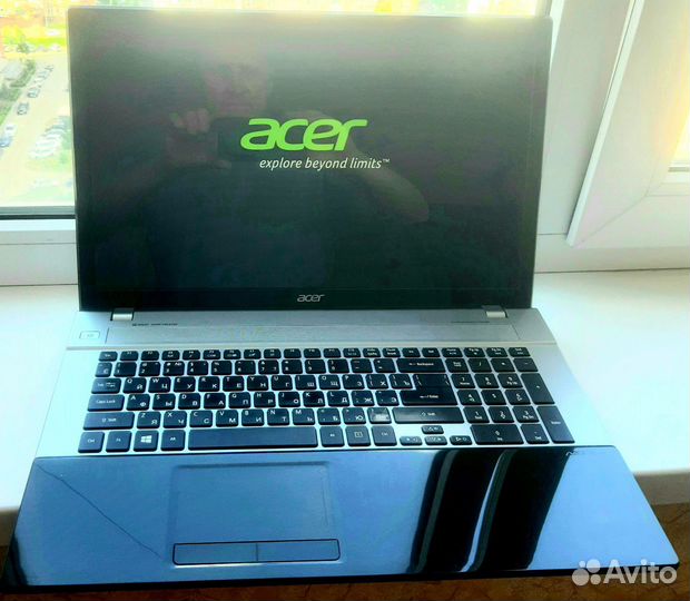 Большой мужской Acer 17.3 i7 16Гб SSD+HDD 2 видео