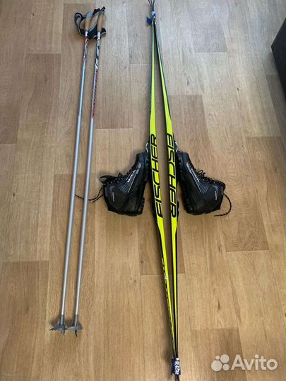 Лыжи беговые Fisher Carbon Lite skate H Plus