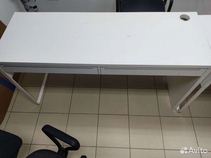 Компьютерный стол белый бу