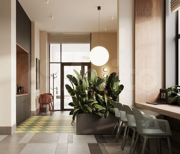 2-к. квартира, 58,4 м², 7/19 эт.