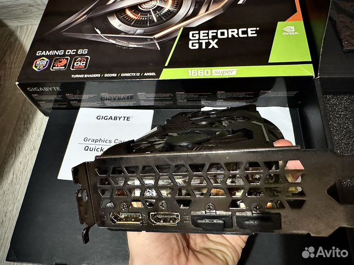 GTX 1660 Super Gaming OC. Идеальное состояние
