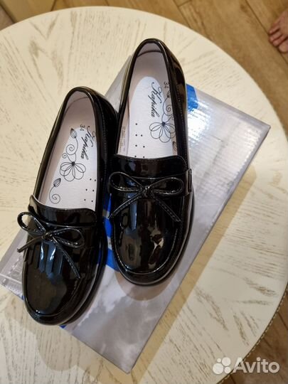 Лоферы натуральная кожа