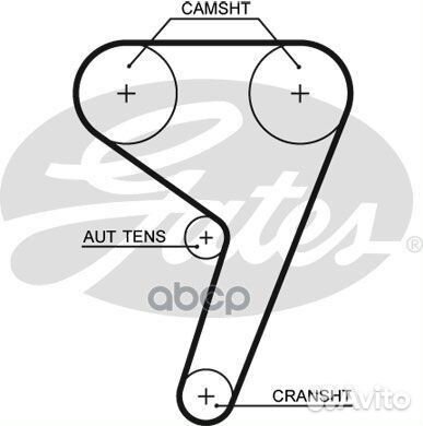 Р/к грм ford/volvo 11- 1.5t/1.6t ecoboost ford