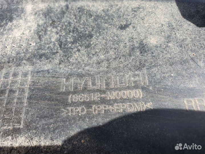 Бампер задний Губа Hyundai Creta Крета