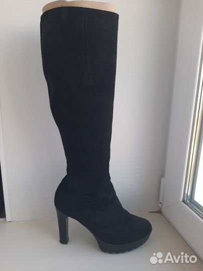 Женские сапоги демисезонные Belwest натур велюр