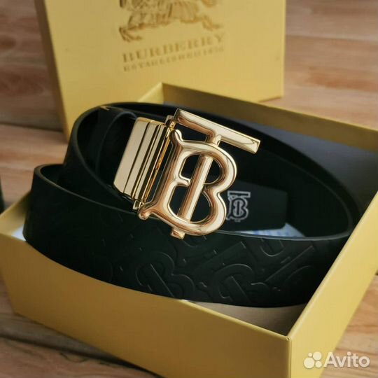 Ремень мужской кожаный Burberry