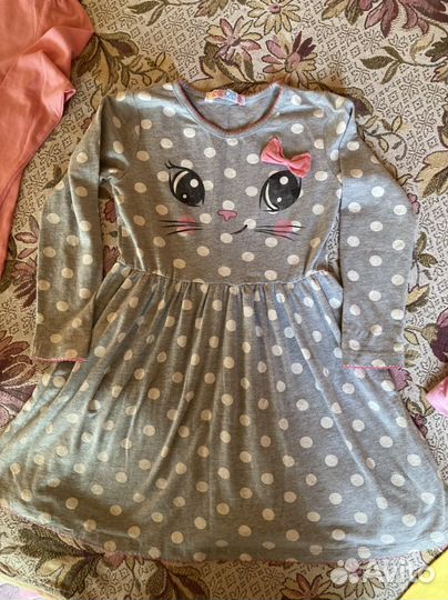 Вещи пакетом новые бу для девочки 110 платье