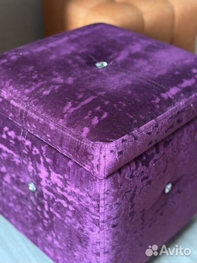 Банкетка пуфик с ящиком