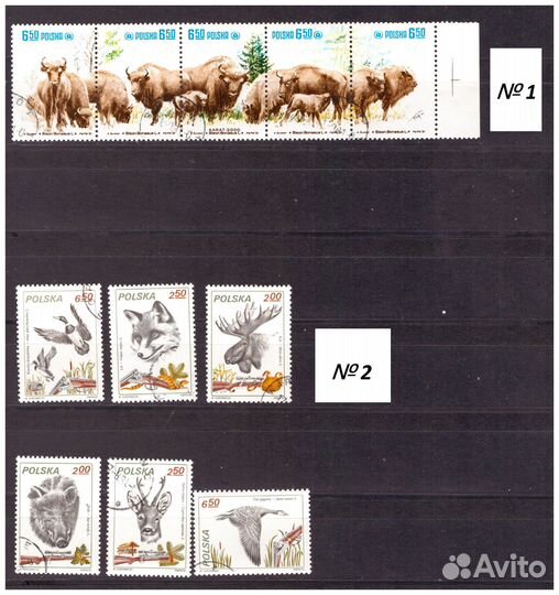 Флора и фауна. Почтовые марки разных стран