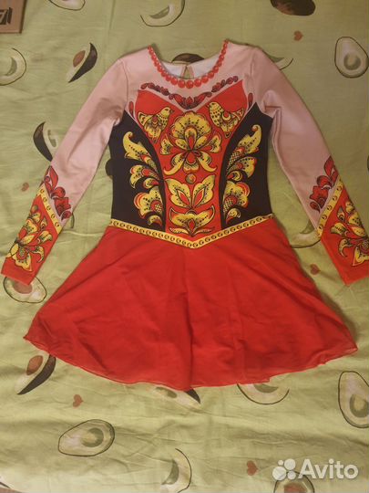 Платье для фигурного катания на рост 122- 130