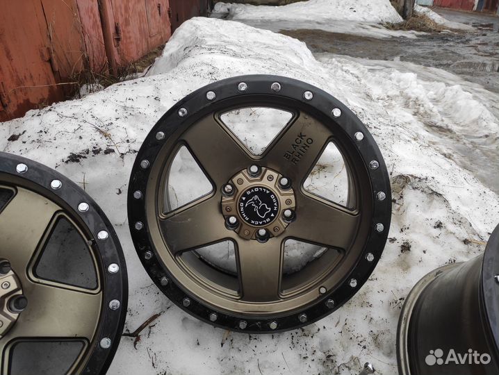 Диски black rhino 18' mat bronze