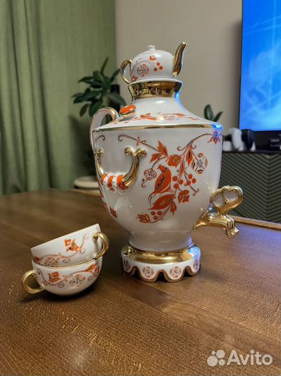 Набор для вина «Веселый самоварчик» сделан в СССР