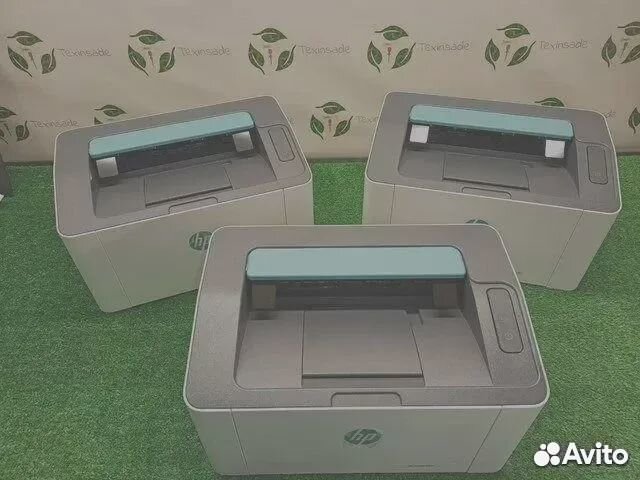 Принтер HP лазерный Laser 107r, ч/б, A4, белый