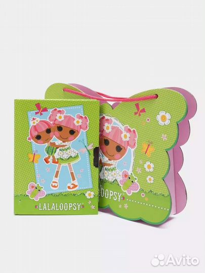 Блокнот-ежедневник с замком lalaloopsy подарочный