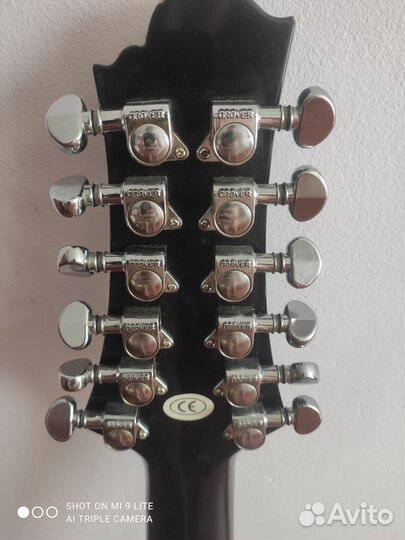 Электроакустическая 12 струнная гитара