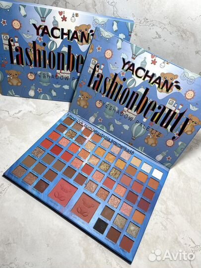 Палетки теней для макияжа век от 63 оттенков