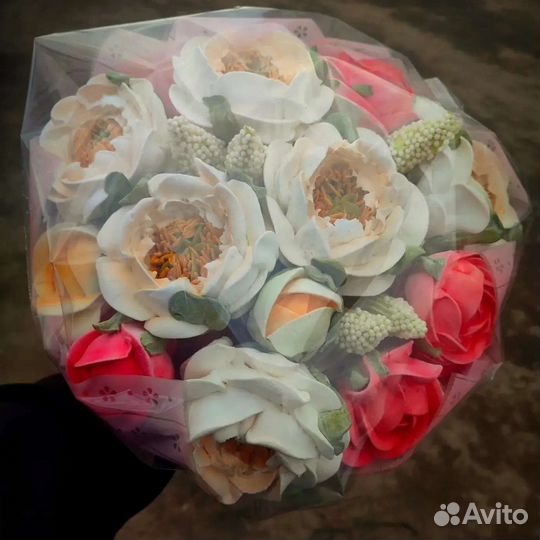 Зефирные цветы и маршмеллоу