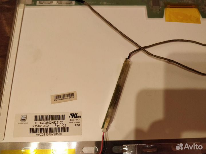 Матрица б/у для ноутбука N154l2-L02 Rev. C2
