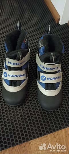 Лыжные ботинки nordway 34 kidboot