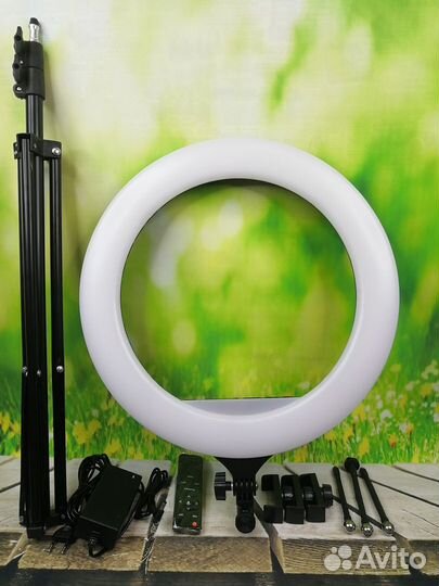 Кольцевая лампа со штативом 46 см