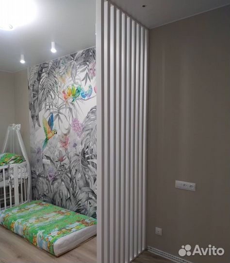 Интерьерные реечные перегородки