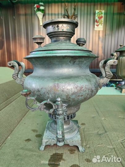 Самовар старинный фабрики Воронцова