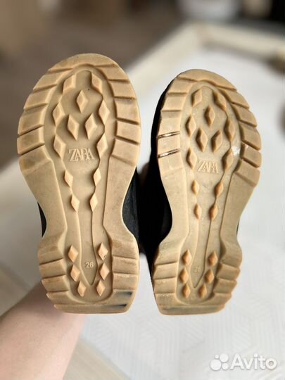 Ботинки детские zara 26 лепардовые