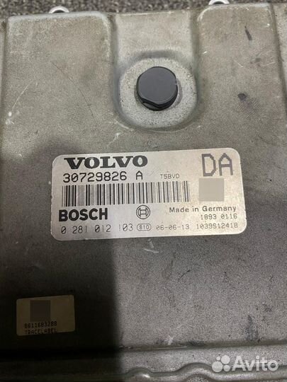 Эбу двигателя Volvo 30729826A