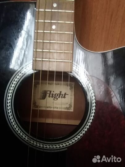 Гитара электроакустическая Flight W 12701ceqbk