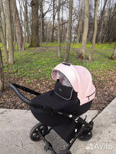 Коляска 2 в 1 эко кожа