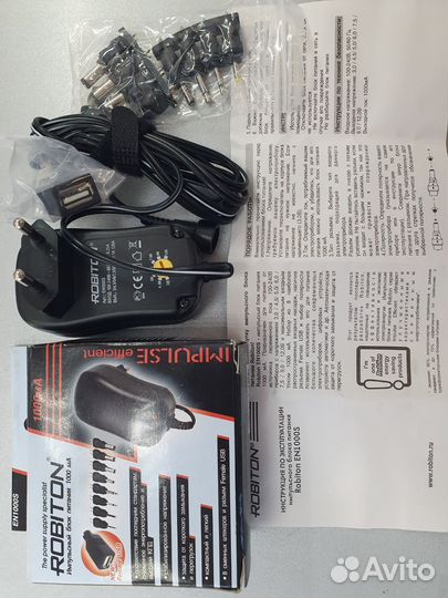 Импульсный блок питания robiton EN1000S 1000мА
