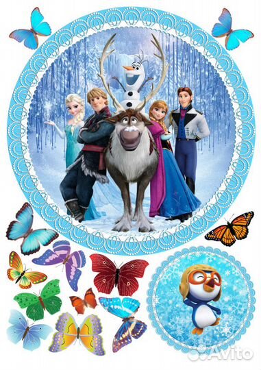 Печать на вафельной бумаге