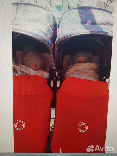 Коляска для двойни Bugaboo donkey twin 2в1