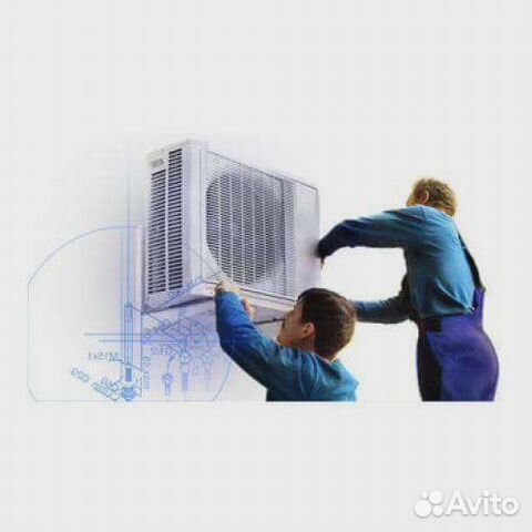 Монтаж-демонтаж кондиционеров, закладка трассы