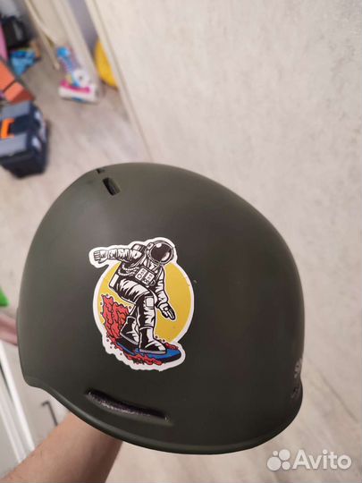 Горнолыжный шлем sinner fortune темно зеленый