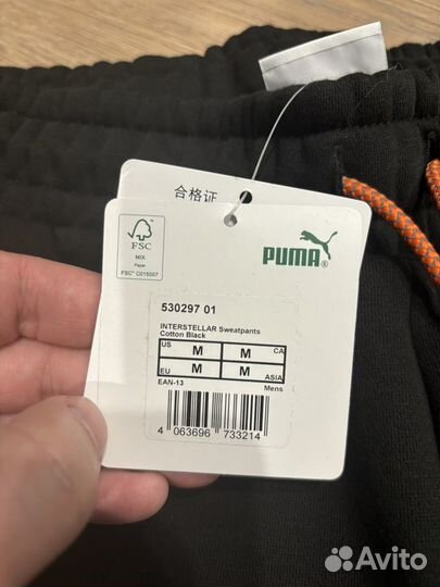 Спортивные штаны Puma с утеплением Новые Оригинал