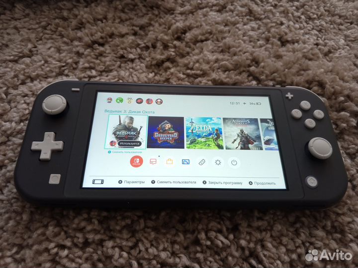 Портативная игровая приставка nintendo switch lite