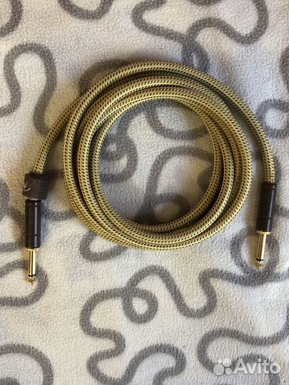 Кабель для электрогитары fender deluxe 10' Tweed