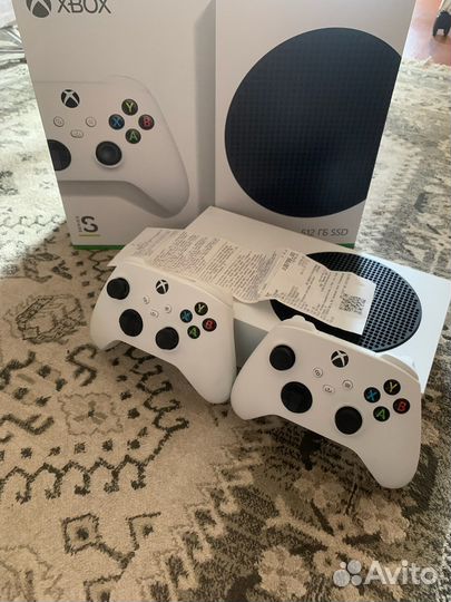 Xbox series s 2 геймпада(идеал, чек,гарантия)
