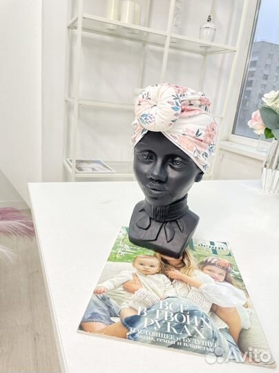 Шапка тюрбан для девочки разные цвета