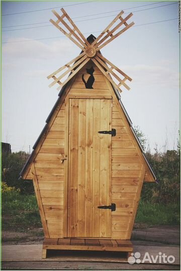 Дачный туалет деревянный йшщ 038