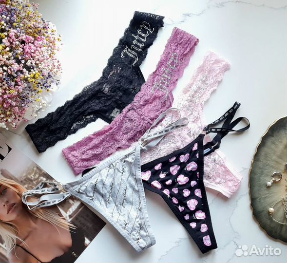 Трусики стринги брак S M L XL juicy couture