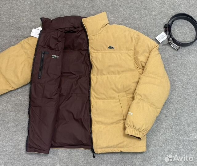 Вельветовая куртка lacoste двухсторонняя