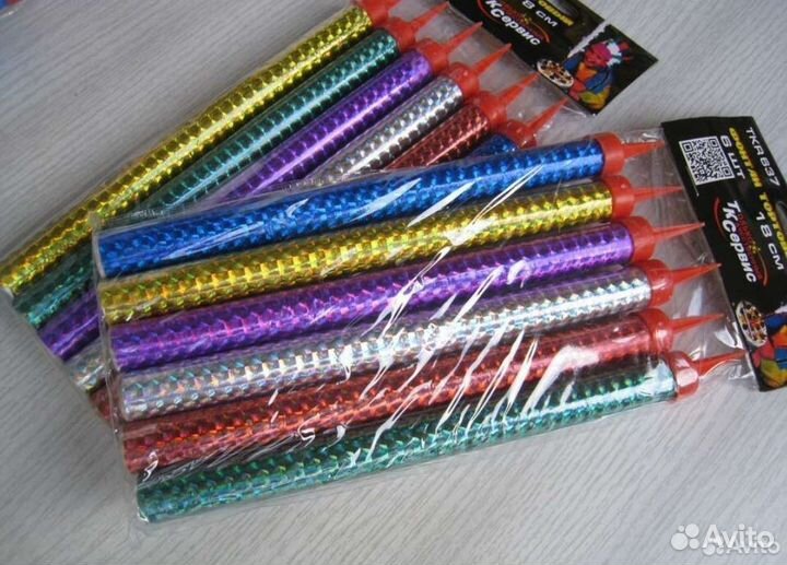 Свечи для торта -фейерверк