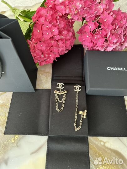 Серьги chanel