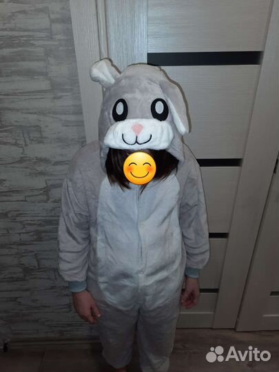 Пижама кигуруми заяц кролик карнавальный костюм