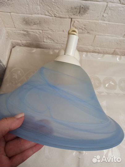 Люстра, плафон бу стекло