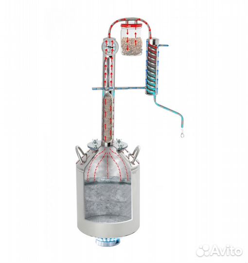 Дистиллятор Крепыш с банкой 20 литров бытовой тм